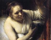 REMBRANDT Harmenszoon van Rijn Young Woman in Bed Germany oil painting artist